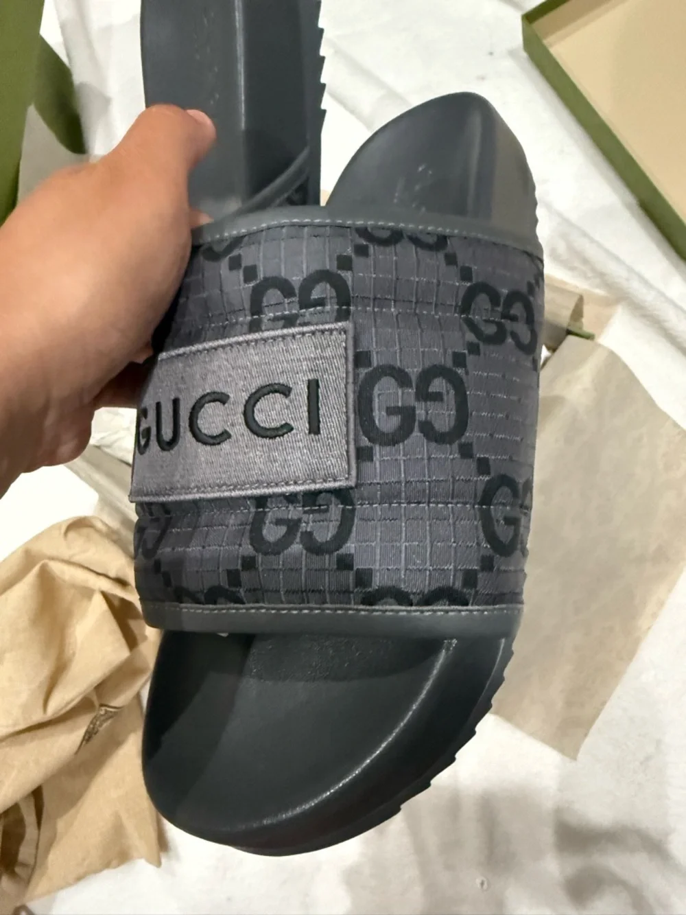 Gucci rubber slide